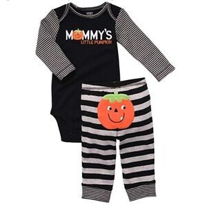 Carter's Mommy's Little Pumpkin 2 piece set 3M